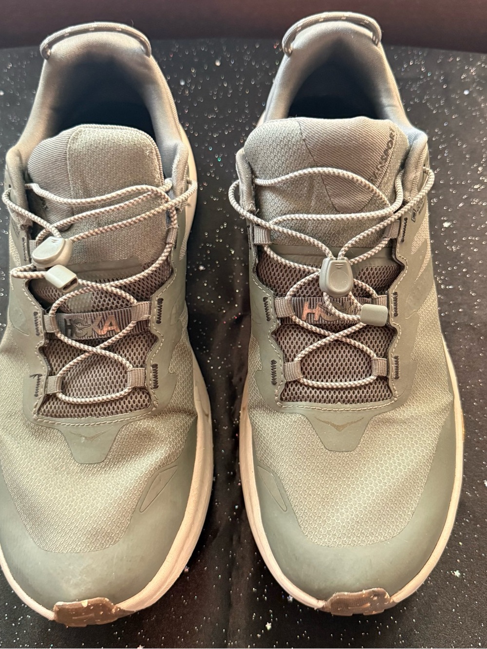 Hoka GORTEX Men's Athletic Shoes in Olive/Khaki EUC